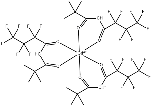 GADOLINIUM 6,6,7,7,8,8,8-HEPTAFLUORO-2,2-DIMETHYL-3,5-OCTANEDIONATE Structural