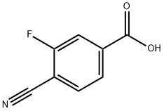 4-Cyano-3-fluorobenzoic acid Structural