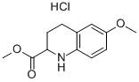 METHYL 6-METHOXY-1,2,3,4-TETRAHYDROQUINOLINE-2-CARBOXYLATE HCL Structural