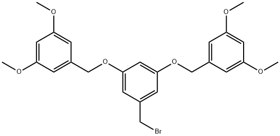 3,5-BIS(3,5-DIMETHOXYBENZYLOXY)BENZYL BROMIDE Structural