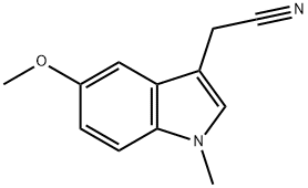 (5-METHOXY-1-METHYL-1H-INDOL-3-YL)ACETONITRILE Structural