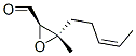 Oxiranecarboxaldehyde, 3-methyl-3-(3-pentenyl)-, [2R-[2alpha,3beta(Z)]]- (9CI) Structural