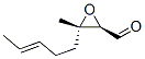 Oxiranecarboxaldehyde, 3-methyl-3-(3-pentenyl)-, [2R-[2alpha,3beta(E)]]- (9CI) Structural