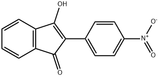 3-HYDROXY-2-(4-NITROPHENYL)-1H-INDEN-1-ONE Structural