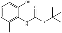 TERT-BUTYL 2-HYDROXY-6-METHYLPHENYLCARBAMATE Structural