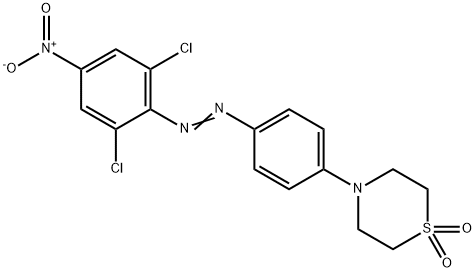 4-[4-[(2,6-dichloro-4-nitrophenyl)azo]phenyl]thiomorpholine 1,1-dioxide 