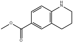 1,2,3,4-TETRAHYDRO-QUINOLINE-6-CARBOXYLIC ACID METHYL ESTER Structural