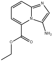 Imidazo[1,2-a]pyridine-5-carboxylic acid, 3-amino-, ethyl ester (9CI) Structural
