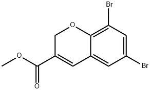 6,8-DIBROMO-2H-CHROMENE-3-CARBOXYLIC ACID METHYL ESTER