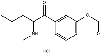 2-(MethylaMino)-3',4'-(Methylenedioxy)valerophenone Hydrochloride Structural