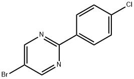 Pyrimidine, 5-bromo-2-(4-chlorophenyl)- (9CI) Structural