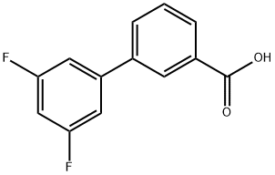 3',5'-DIFLUORO-BIPHENYL-3-CARBOXYLIC ACID Structural