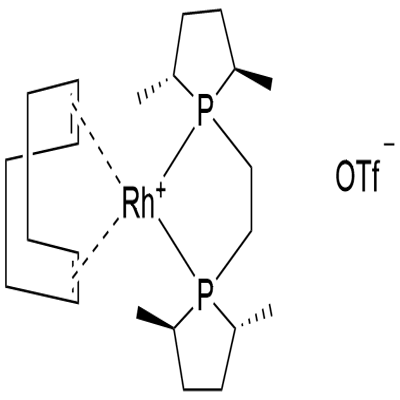 (+)-1,2-Bis((2R,5R)-2,5-dimethylphospholano)ethane(cyclooctadiene)rhodium(I)trifluoromethanesulfonate