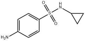 4-Amino-N-cyclopropylbenzene-1-sulfonamide Structural