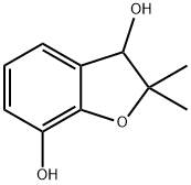 2,3-DIHYDRO-2,2-DIMETHYL BENZOFURAN-3,7-DIOL Structural