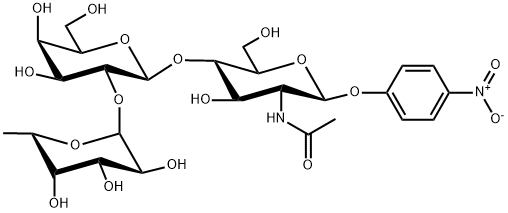 4-Nitrophenyl2-acetamido-2-deoxy-4-O-[2-O-(a-L-fucopyranosyl)-b-D-galactopyranosyl]-b-D-glucopyranoside