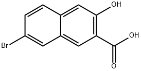 7-BROMO-3-HYDROXY-NAPHTHALENE-2-CARBOXYLIC ACID Structural