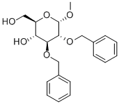 METHYL 2,3-DI-O-BENZYL-ALPHA-D-GLUCOPYRANOSIDE Structural