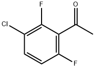 3'-CHLORO-2',6'-DIFLUOROACETOPHENONE Structural