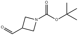 3-FORMYL-AZETIDINE-1-CARBOXYLIC ACID TERT-BUTYL ESTER Structural