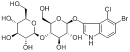 5-BROMO-4-CHLORO-3-INDOLYL BETA-D-CELLOBIOSIDE Structural