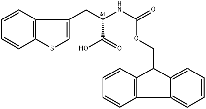 FMOC-L-3-BENZOTHIENYLALANINE Structural