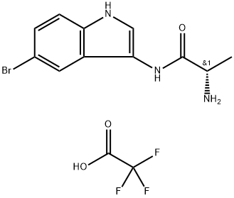 N-(5-BROMO-3-INDOXYL)-L-ALANINAMIDE, TRIFLUOROACETATE SALT