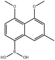 Boronic acid, (4,5-dimethoxy-7-methyl-1-naphthalenyl)- (9CI) Structural
