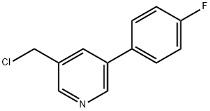 3-(CHLOROMETHYL)-5-(4-FLUOROPHENYL)PYRIDINE