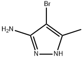 4-Bromo-5-methyl-1H-pyrazol-3-amine Structural