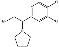 2-(3,4-dichlorophenyl)-2-pyrrolidin-1-ylethanamine