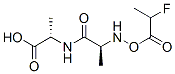 Alanine,  N-(2-fluoro-1-oxopropoxy)alanyl-  (9CI) Structural