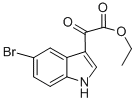 ETHYL 2-(5-BROMO-1H-INDOL-3-YL)-2-OXOACETATE Structural