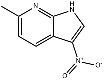 1H-Pyrrolo[2,3-b]pyridine, 6-methyl-3-nitro- Structural