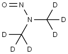 N-NITROSODIMETHYL-D6-AMINE Structural Picture