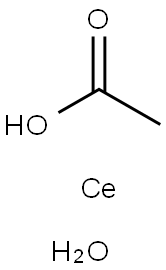 CERIUM(III) ACETATE HYDRATE Structural