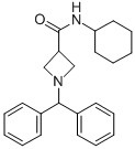 N-CYCLOHEXYL-1-(DIPHENYLMETHYL)-3-AZETIDINECARBOXAMIDE