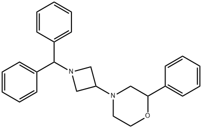 4-[1-(DIPHENYLMETHYL)-3-AZETIDINYL]-2-PHENYL-MORPHOLINE Structural