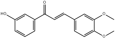 (E)-3-(3,4-DIMETHOXYPHENYL)-1-(3-HYDROXYPHENYL)-1-PROPENONE Structural