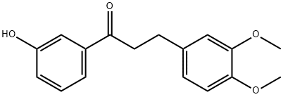 3-(3,4-DIMETHOXYPHENYL)-1-(3-HYDROXYPHENYL)-1-PROPANONE Structural