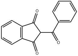 2-BENZOYL-1,3-INDANEDIONE Structural