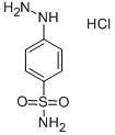 4-Hydrazinobenzene-1-sulfonamide hydrochloride Structural Picture