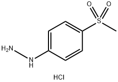 4-(Methylsulfonyl)phenylhydrazine hydrochloride Structural