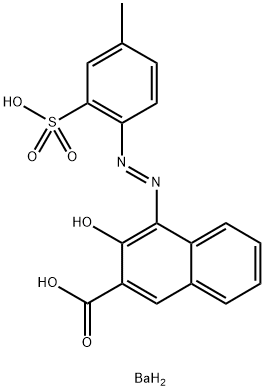 barium 3-hydroxy-4-[(4-methyl-2-sulphonatophenyl)azo]-2-naphthoate Structural