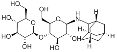 4-O-beta-D-Glucopyranosyl-N-tricyclo(3.3.1.1(sup 3,7))dec-2-ylbeta-D-g lucopyranosylamine Structural