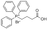 (3-CARBOXYPROPYL)TRIPHENYLPHOSPHONIUM BROMIDE Structural