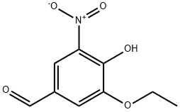 3-ETHOXY-4-HYDROXY-5-NITROBENZALDEHYDE Structural