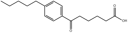 6-OXO-6-(4-N-PENTYLPHENYL)HEXANOIC ACID Structural