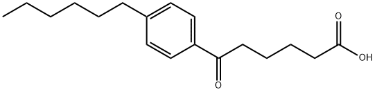 6-(4-HEXYLPHENYL)-6-OXOHEXANOIC ACID Structural