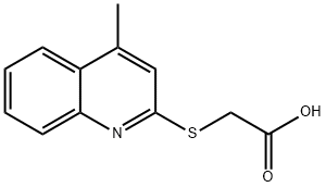 (4-METHYL-QUINOLIN-2-YLSULFANYL)-ACETIC ACID Structural